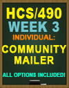 HCS/490 Week 3 Community Mailer